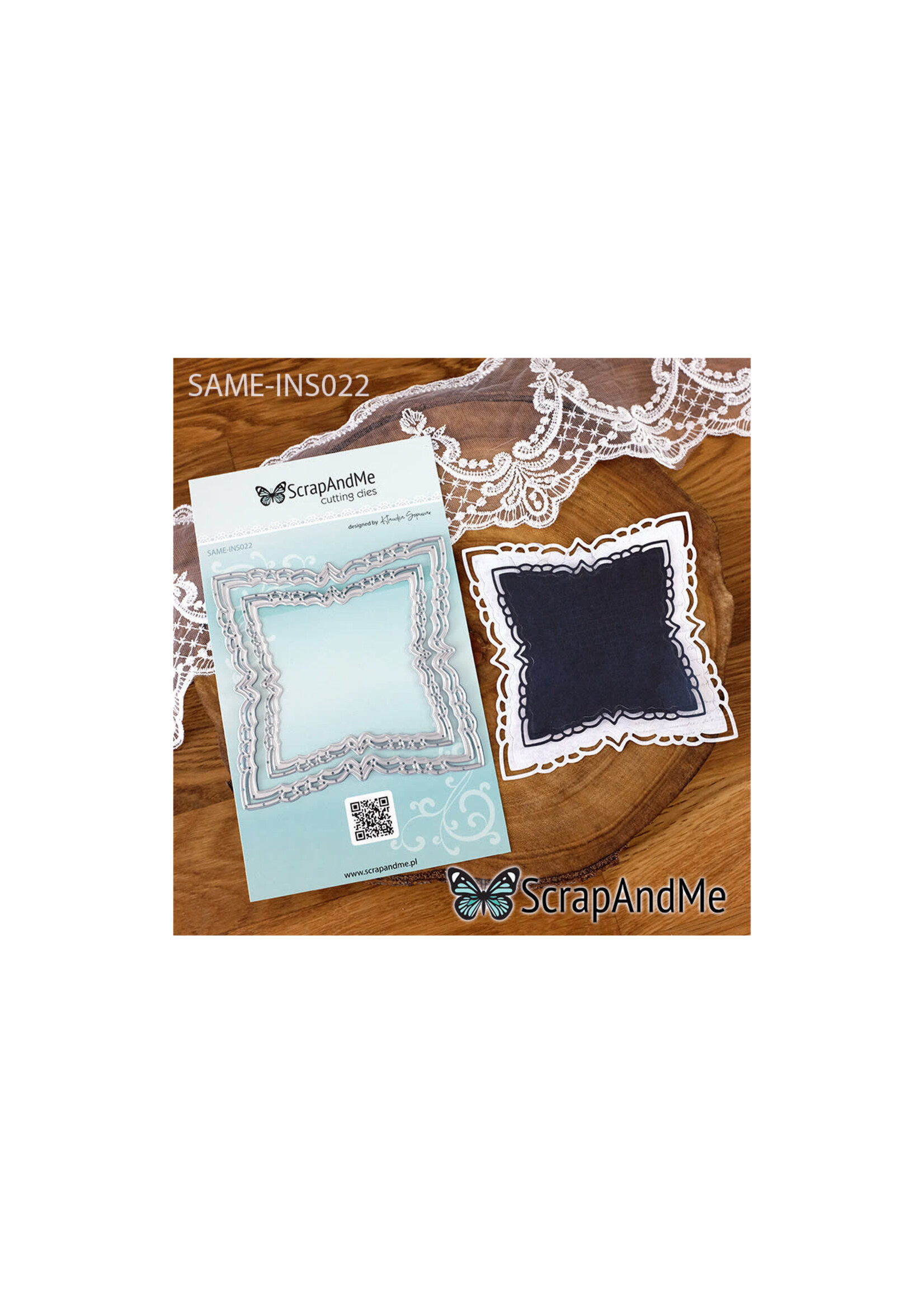 Decorative Squares SAME-INS022 Cutting Die - ScrapAndMe