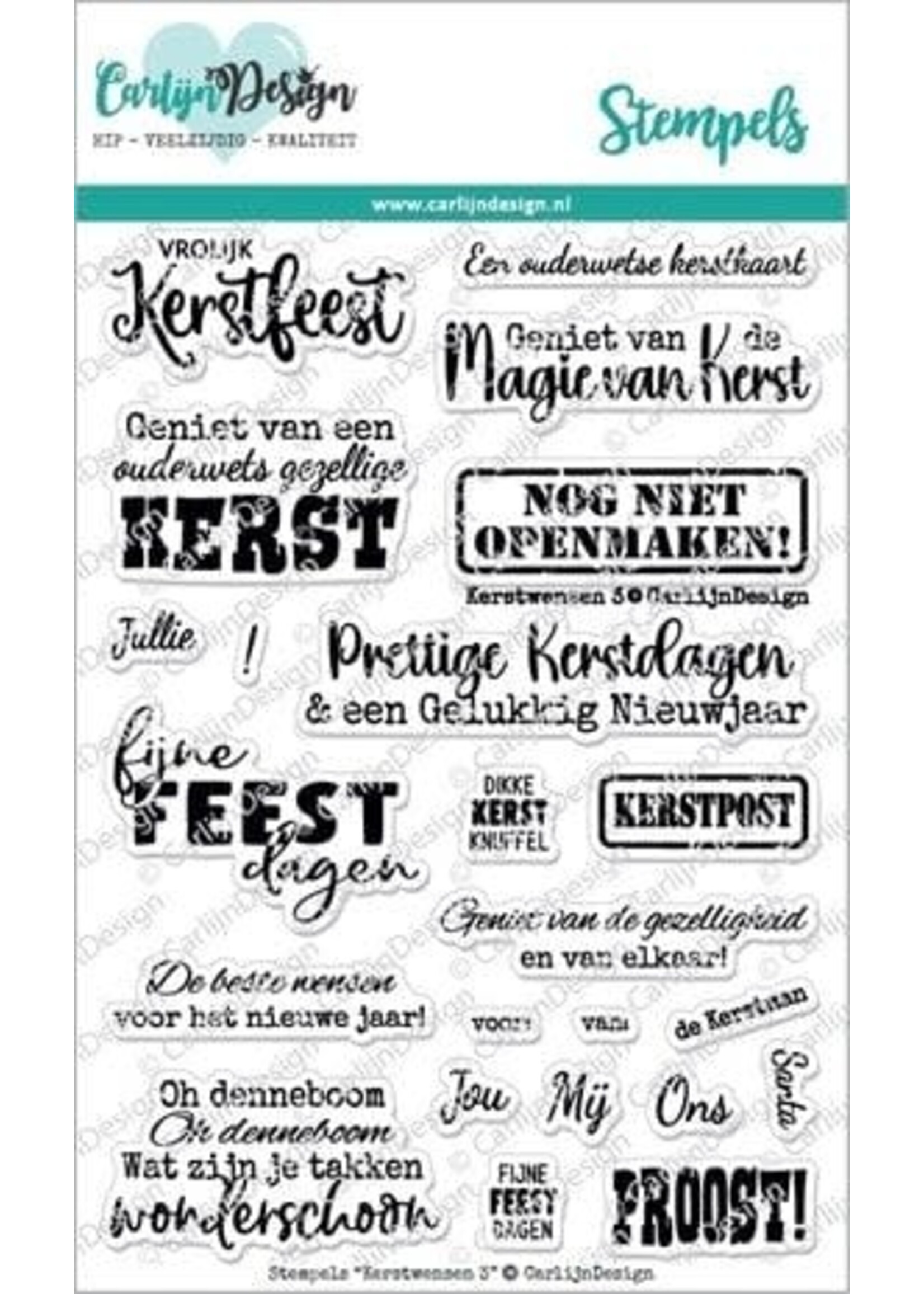 Stempels Kerstwensen 3 (CDST-0128)