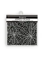 Whispering Woods Thick Stencil 18x18cm Spider Pattern (KSTDQ127)