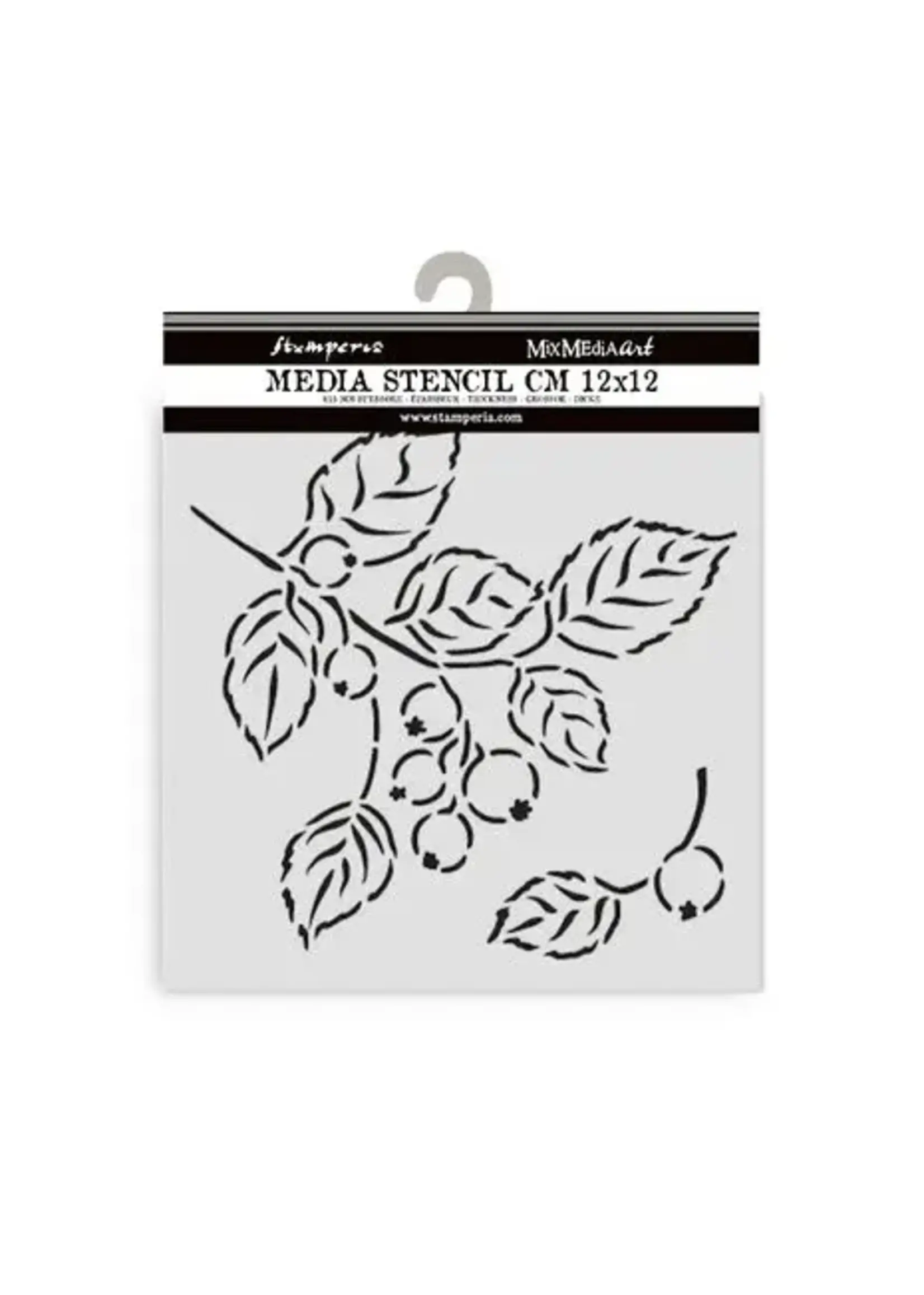Whispering Woods Thick Stencil 12x12cm Berries (KSTDS60)