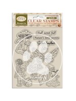 Whispering Woods Clear Stamp Mushrooms and Fairies (WTK225)
