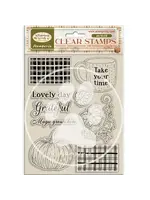 Whispering Woods Clear Stamp Cup and Pumpkin (WTK226)