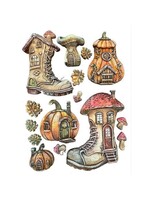 Whispering Woods A5 Soft Mould Boots and Pumpikin House (KACMA586)