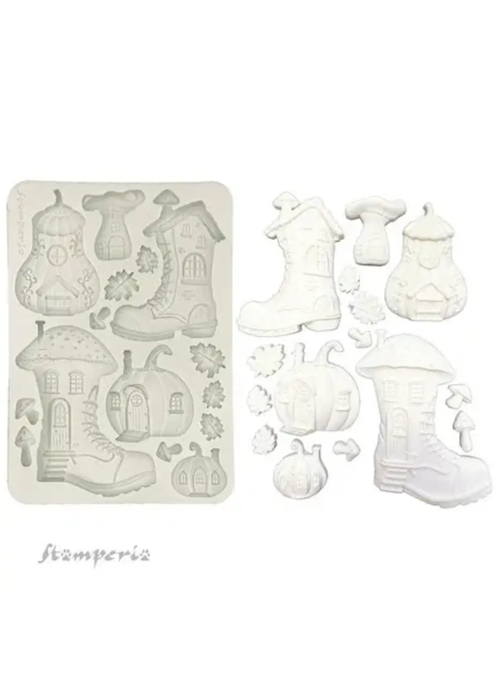Whispering Woods A5 Soft Mould Boots and Pumpikin House (KACMA586)