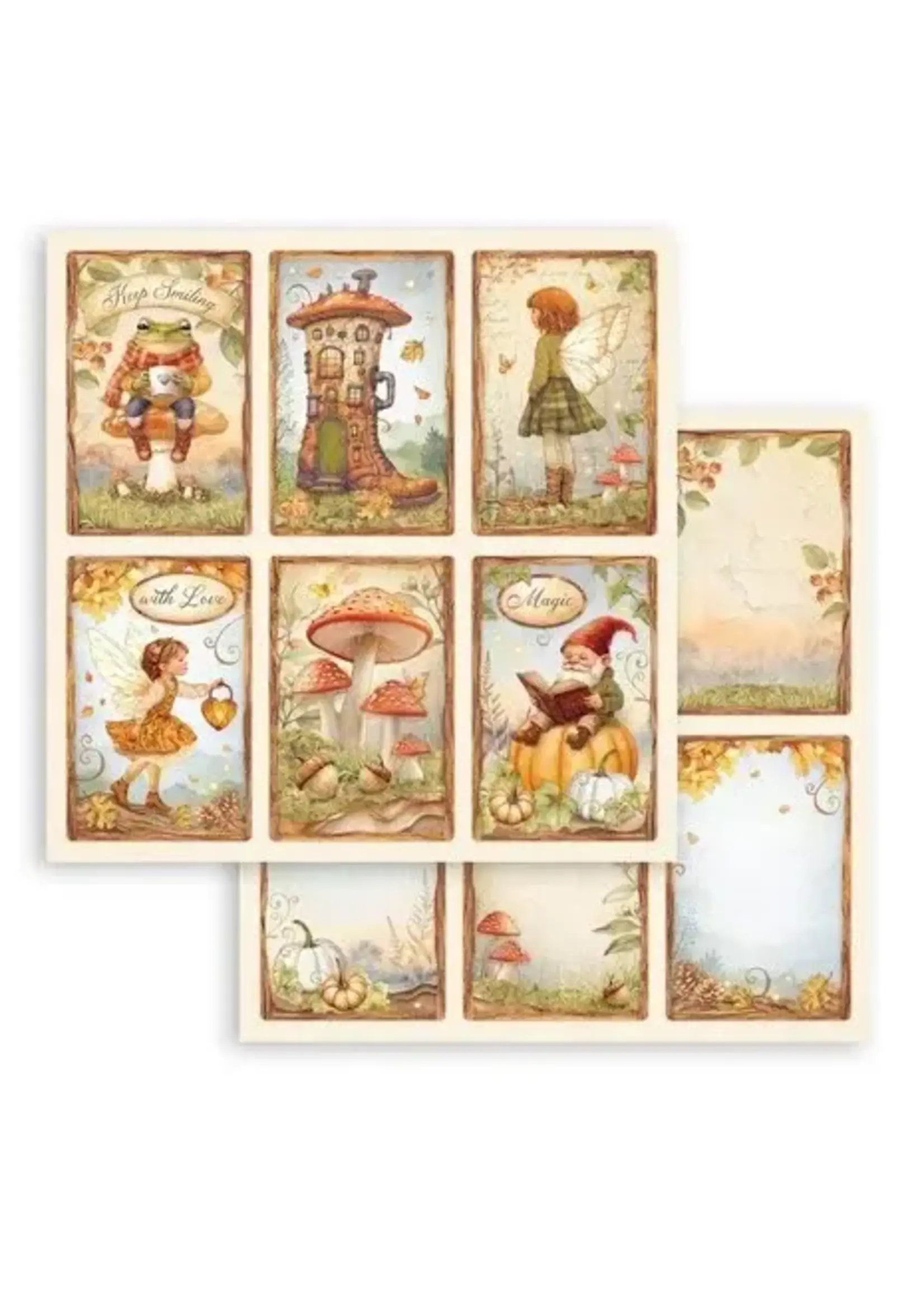 Whispering Woods 12x12 Inch Paper Sheet 6 cards (1pcs) (SBB1097)