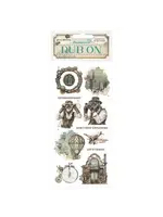 Voyages Fantastiques Rub-On 4x8,5 Inch Mechanical Wonders (DFLRB192)