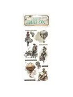 Voyages Fantastiques Rub-On 4x8,5 Inch Explorers (DFLRB190)