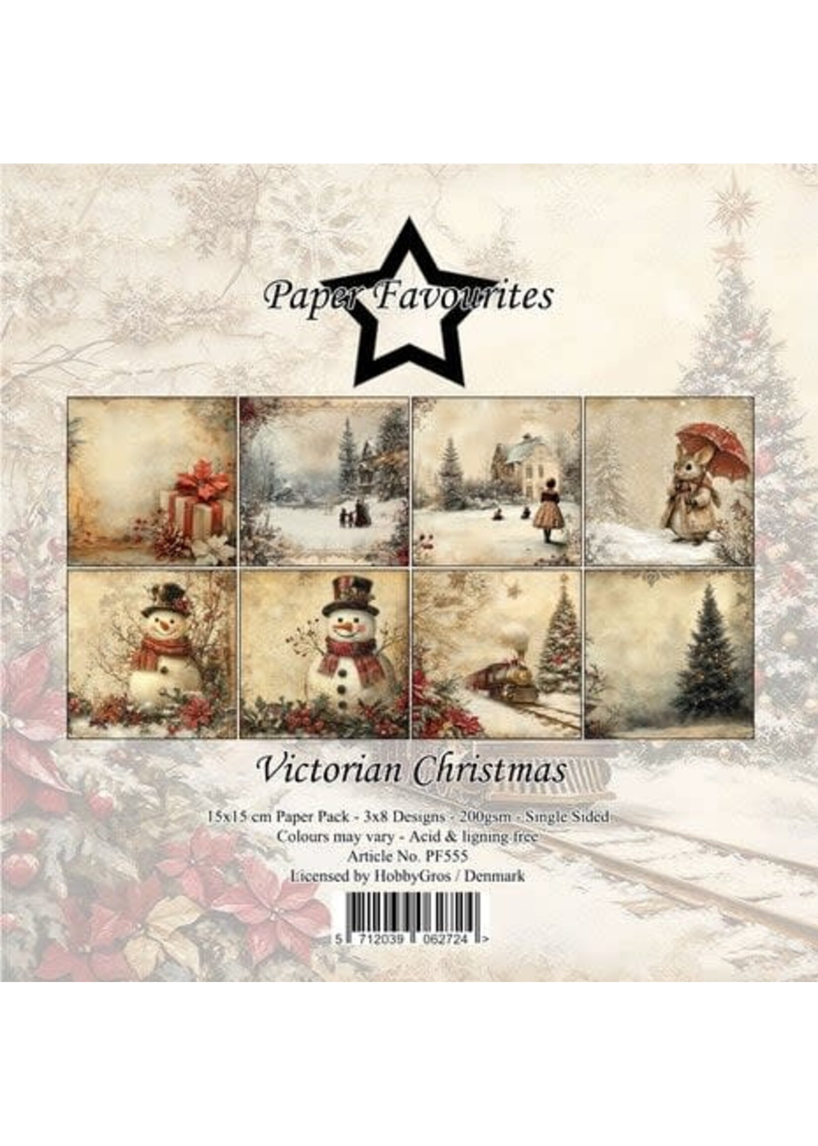 Victorian Christmas 6x6 Inch Paper Pad (PF555)