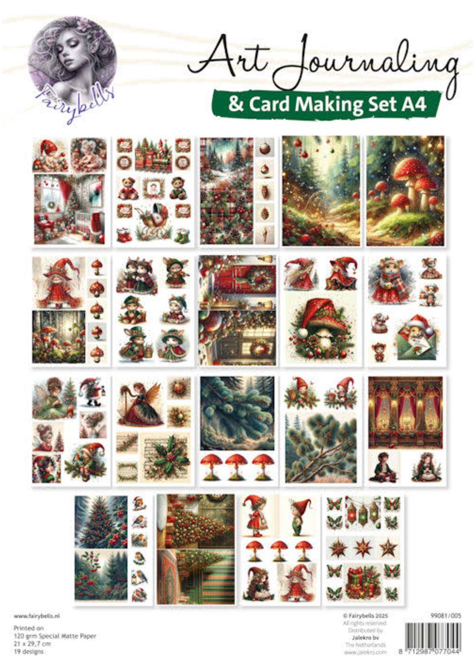 Art Journaling Set A4 Kerst