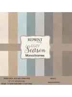 Cozy Season Monochromes 12x12 Inch Cardstock (REP013)