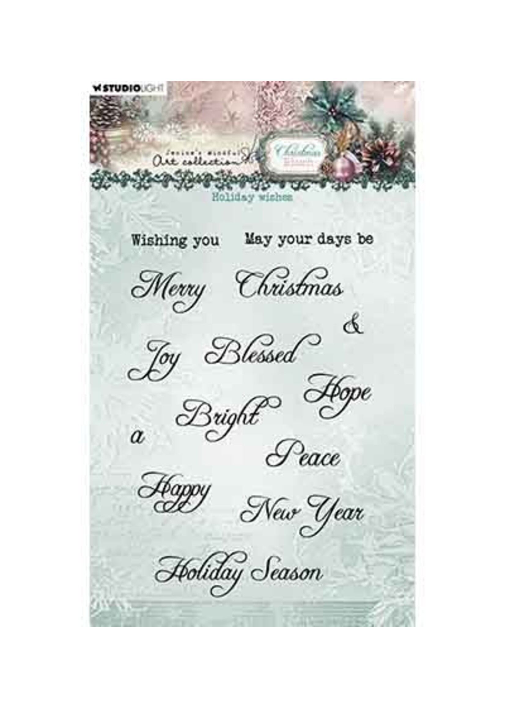 JMA-CB-STAMP884 - Holiday wishes Christmas