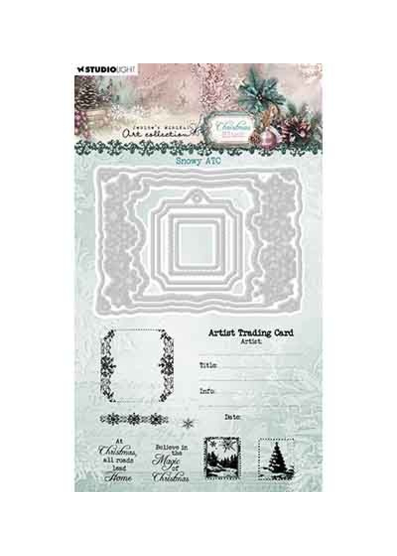 JMA-CB-SCD98 - Snowy ATC Christmas Blush