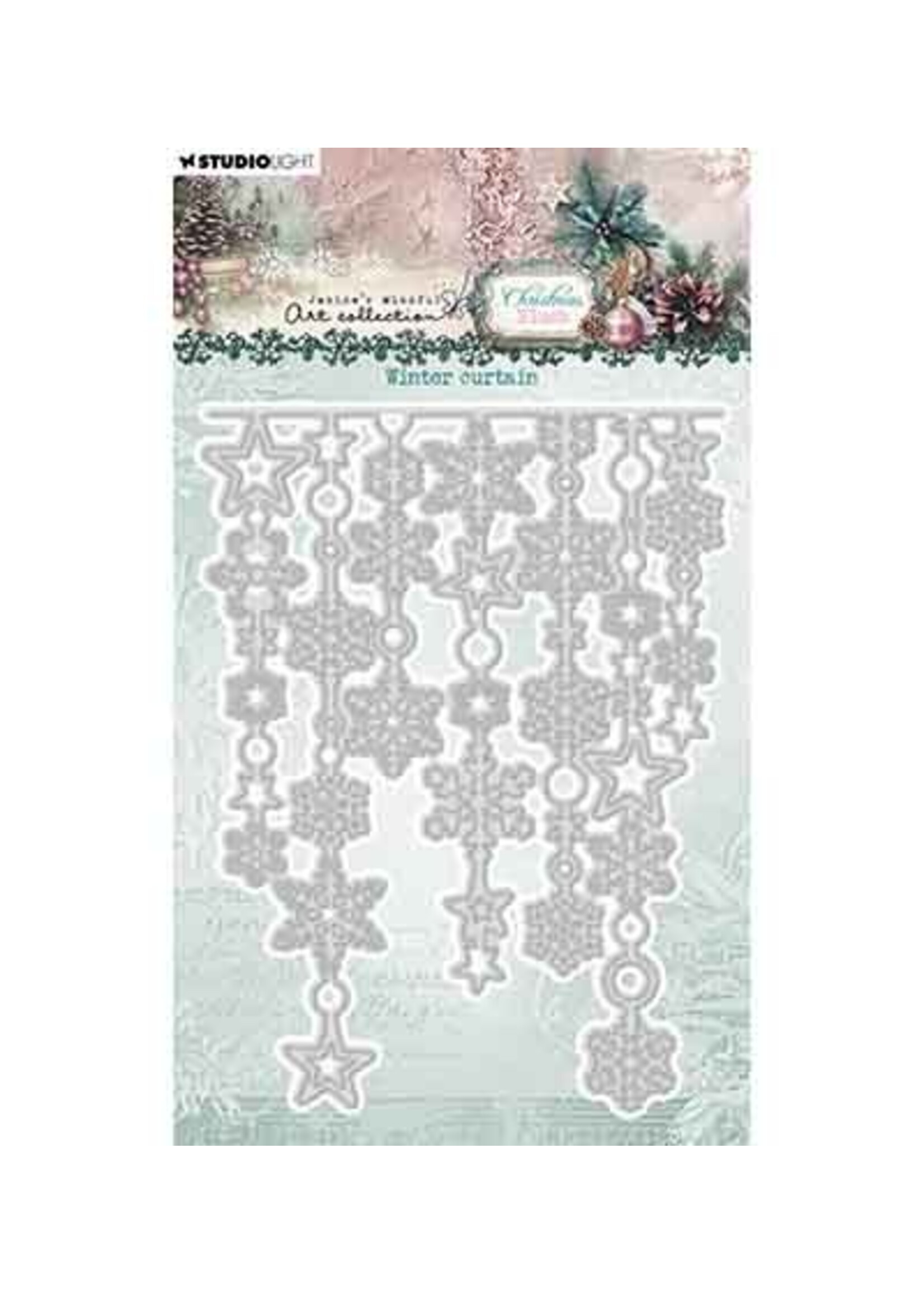 JMA-CB-CD1062 - Winter curtain Christmas Blush