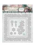JMA-CB-CD1059 - Snowy frame Christmas Blush