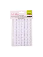 Vaessen Creative • Klittenband Zelfklevende Achterkant Ø13mm 60stuks Vaessen Creative 1009-011