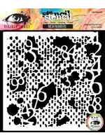 Tomorrow's Memories 6x6 Inch Stencil Mesh Numbers (VIS-MEN-03)