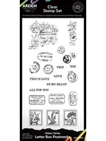 Laurel Grove Maker Series 4x8 Inch Clear Stamp Set Letter Box Postmarks (ACSCS0016)