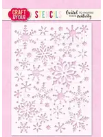 Snowflakes 2 A6 Stencil (SC012)