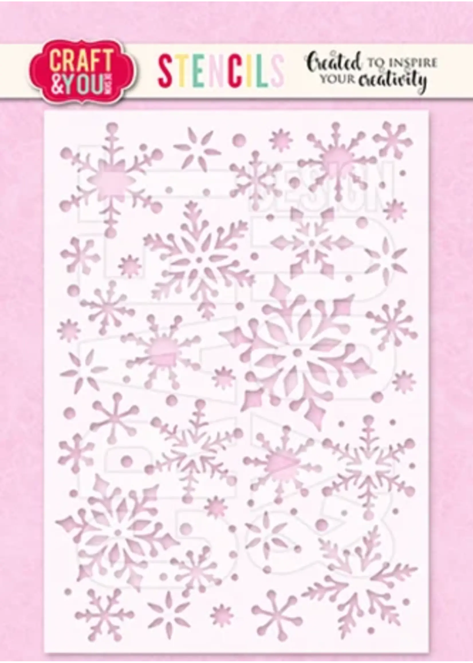Snowflakes 2 A6 Stencil (SC012)