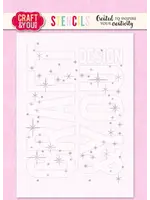 Sparks Wreath A6 Stencil (SC013)