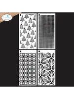 Golden Season Stencil Journal Stencils 9 (S058)