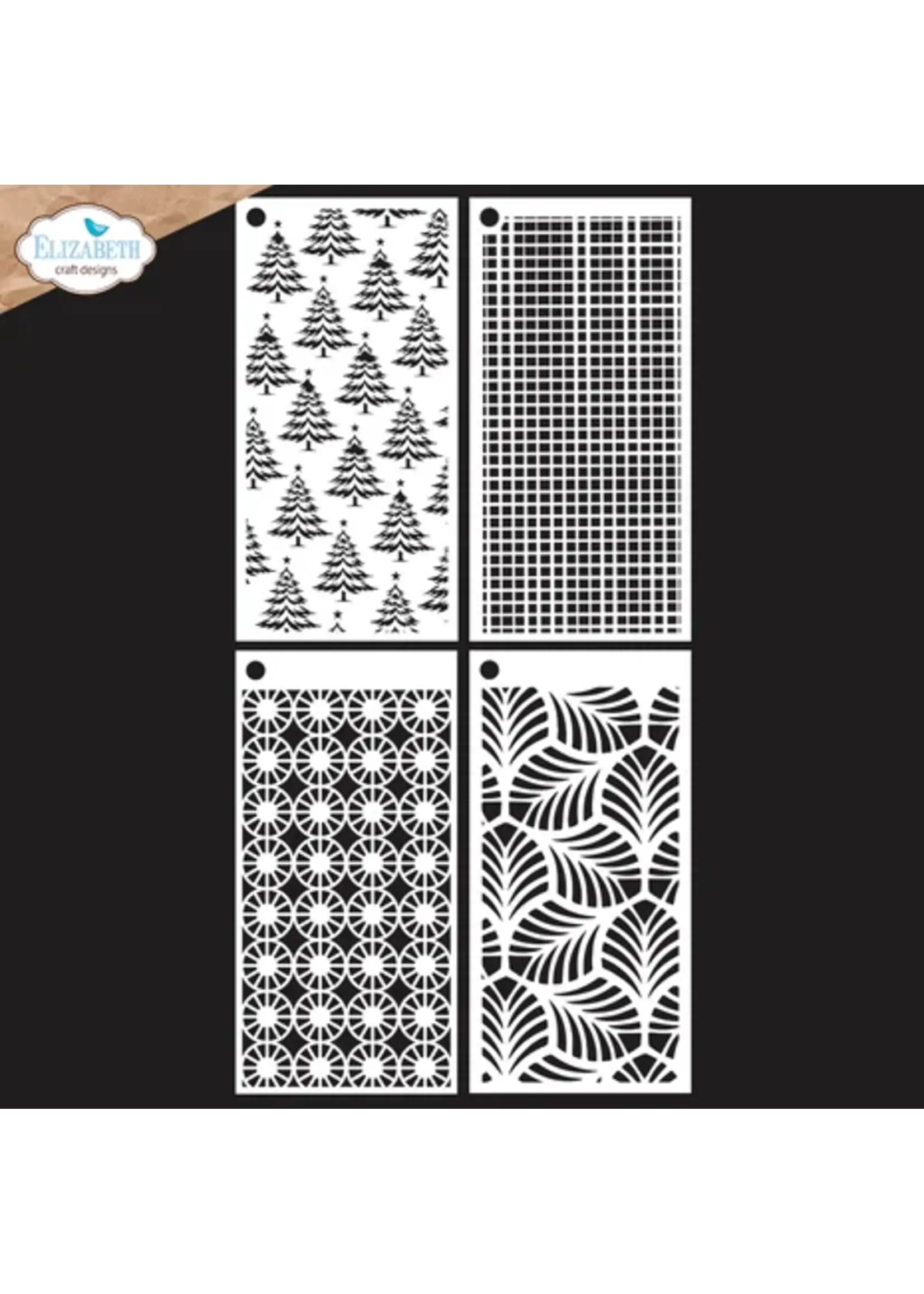 Golden Season Stencil Journal Stencils 9 (S058)
