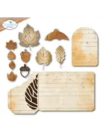 Golden Season Dies Fall Leaves (2294)