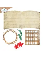 Golden Season Dies Book of Christmas Square (2295)