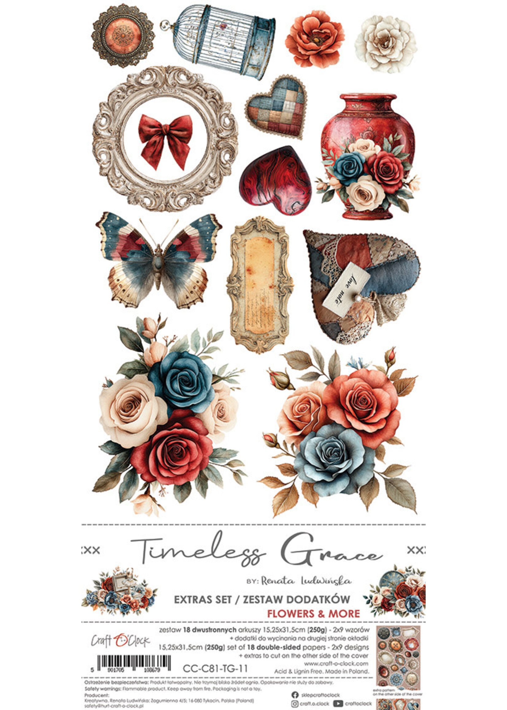 TIMELESS GRACE - EXTRAS set - FLOWERS