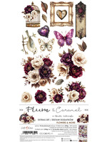 PLUM & CARAMEL - EXTRAS set - FLOWERS