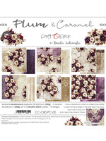 PLUM & CARAMEL - a set of papers 30,5x30,5cm