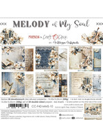 MELODY OF MY SOUL - a set of papers 15,25x15,25cm