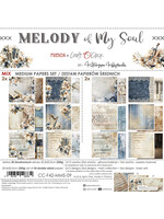 MELODY OF MY SOUL - a set of papers 20,3x20,3cm - MIX
