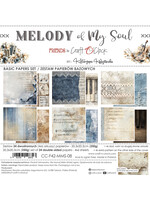 MELODY OF MY SOUL - a set of papers 20,3x20,3cm - BASIC