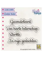 Nellie's Choice • Clear Stempel Nederlands Gecondoleerd Etc Nellie's Choice DTCS029