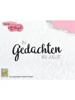 Nellie's Choice • Clear Stempel Nederlands in Gedachten Bij Jullie Nellie's Choice DTCS021