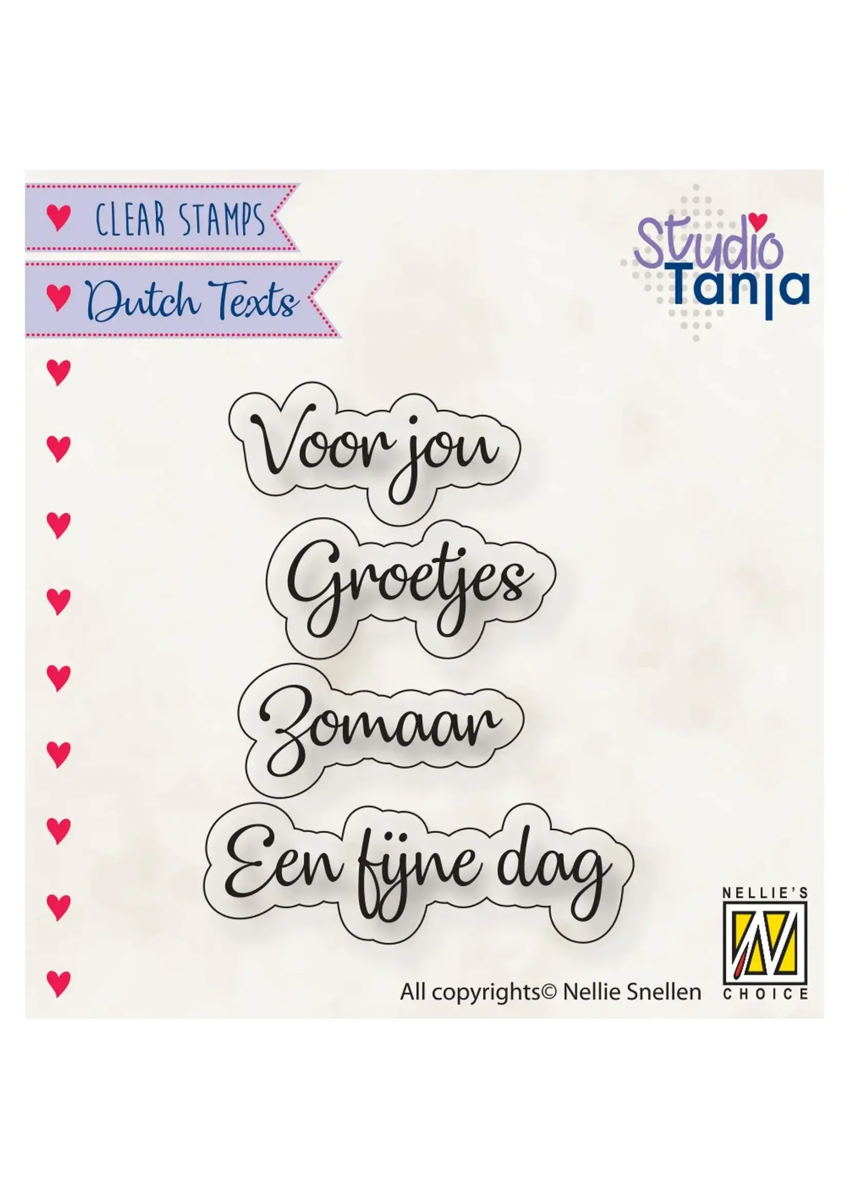 Nellie's Choice • Clear Stempel Nederlands Voor Jou Etc Nellie's Choice DTCS026