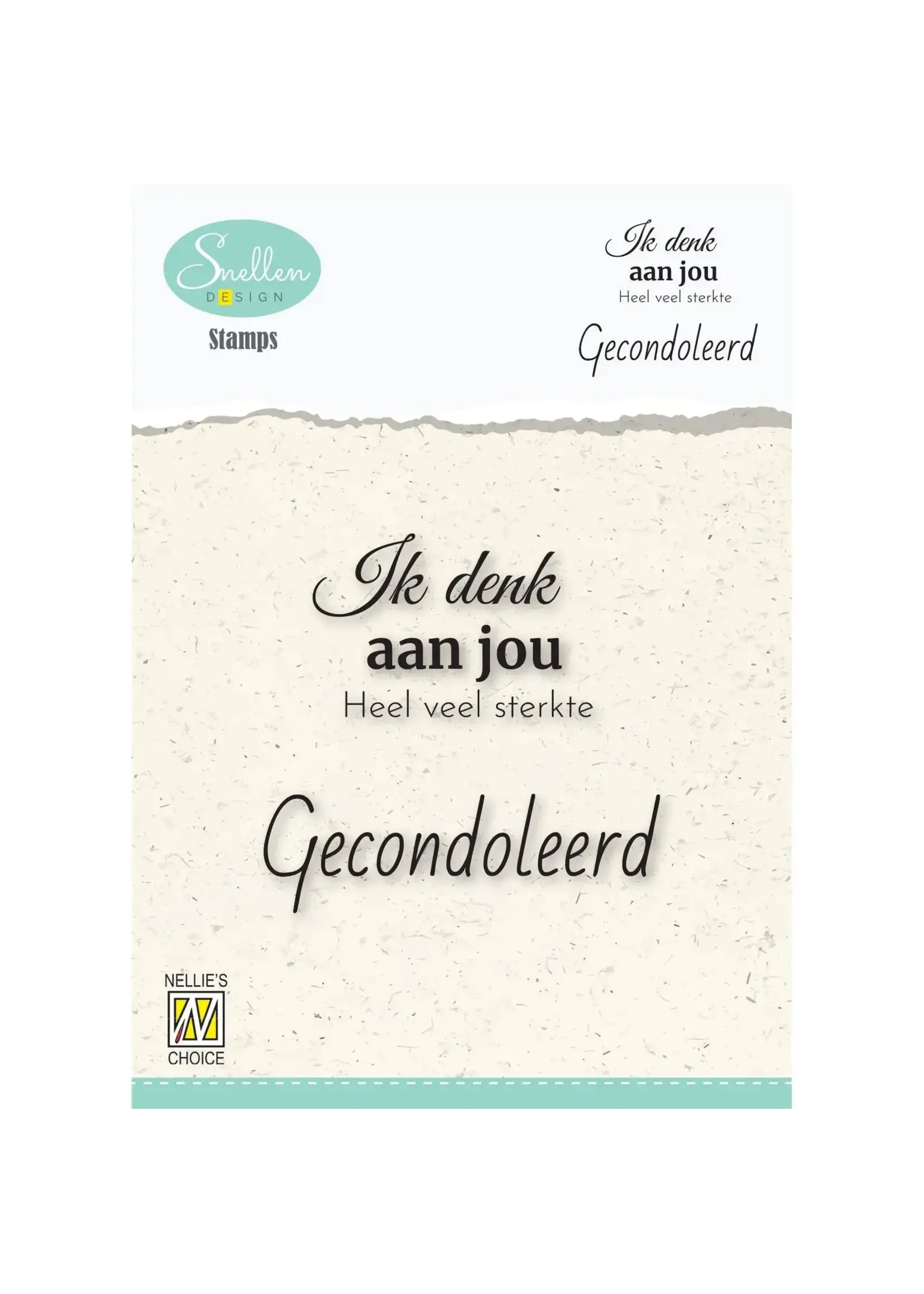 Nellie's Choice • Clear Stempel Nederlands Condoleance Teksten Nr. 2 Nellie's Choice DCTCS002