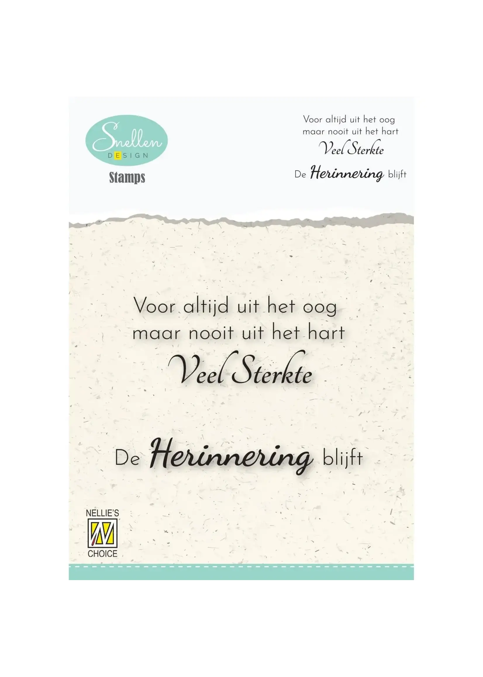Nellie's Choice • Clear Stempel Nederlands Condoleance Teksten Nr. 3 Nellie's Choice DCTCS003