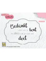 Nellie's Choice • Clear Stempel Nederlands Bedankt Voor Wie Je Bent….. Nellie's Choice SENC010