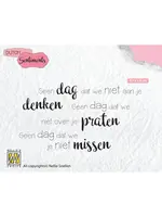 Nellie's Choice • Clear Stempel Nederlands Geen Dag Dat We Niet Aan Je Denken Nellie's Choice SENC014