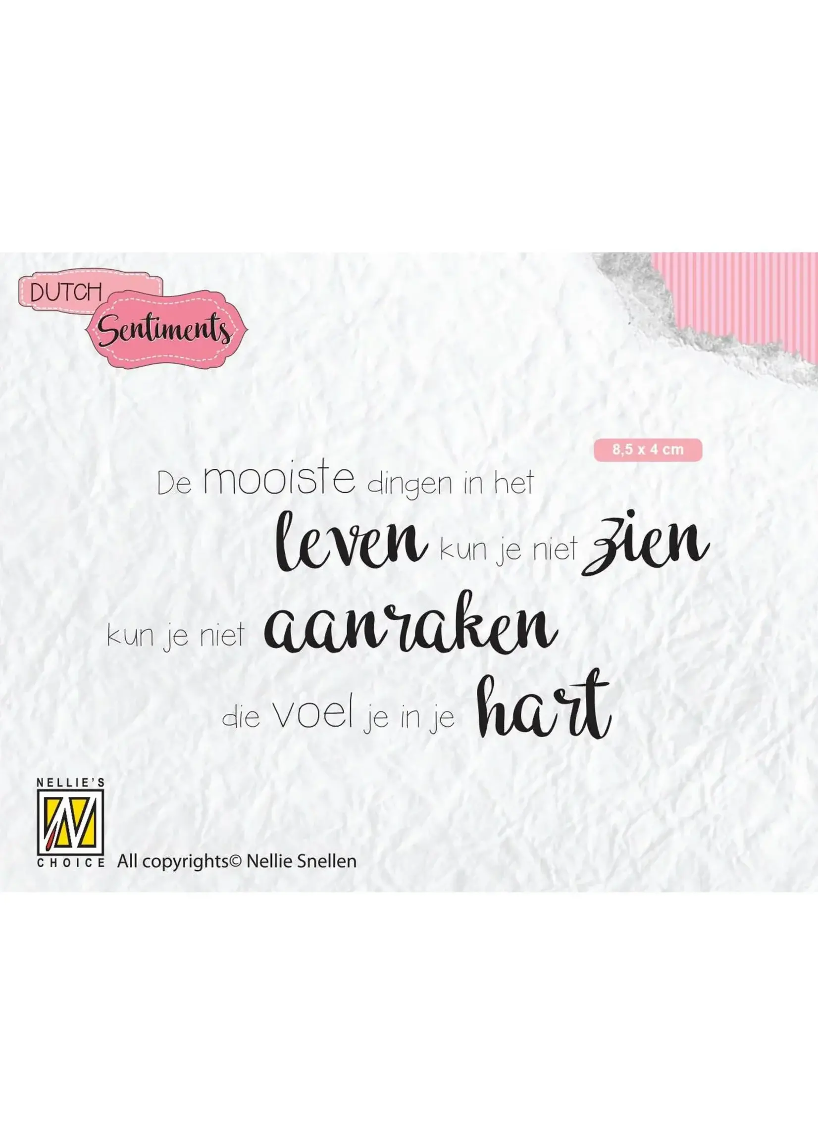 Nellie's Choice • Clear Stempel Nederlands De Mooiste Dingen in Het Leven... Nellie's Choice SENC013