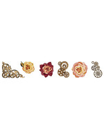 SL-GR-STIC55 - Vintage roses Grunge Collection 5 Meter nr. 55