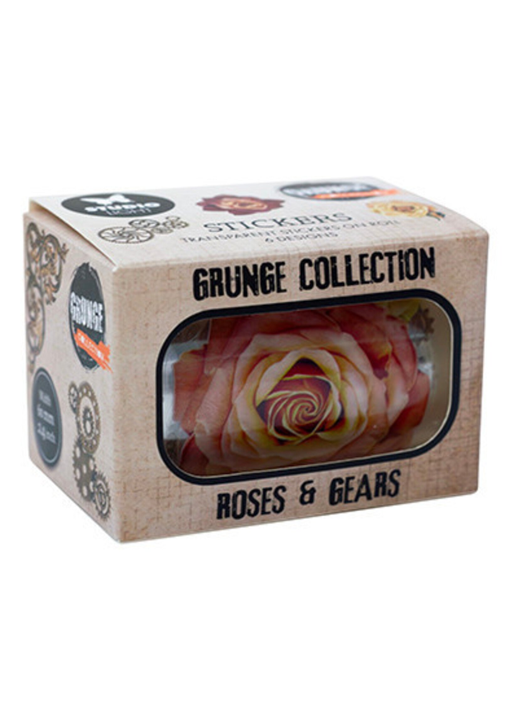 SL-GR-STIC55 - Vintage roses Grunge Collection 5 Meter nr. 55