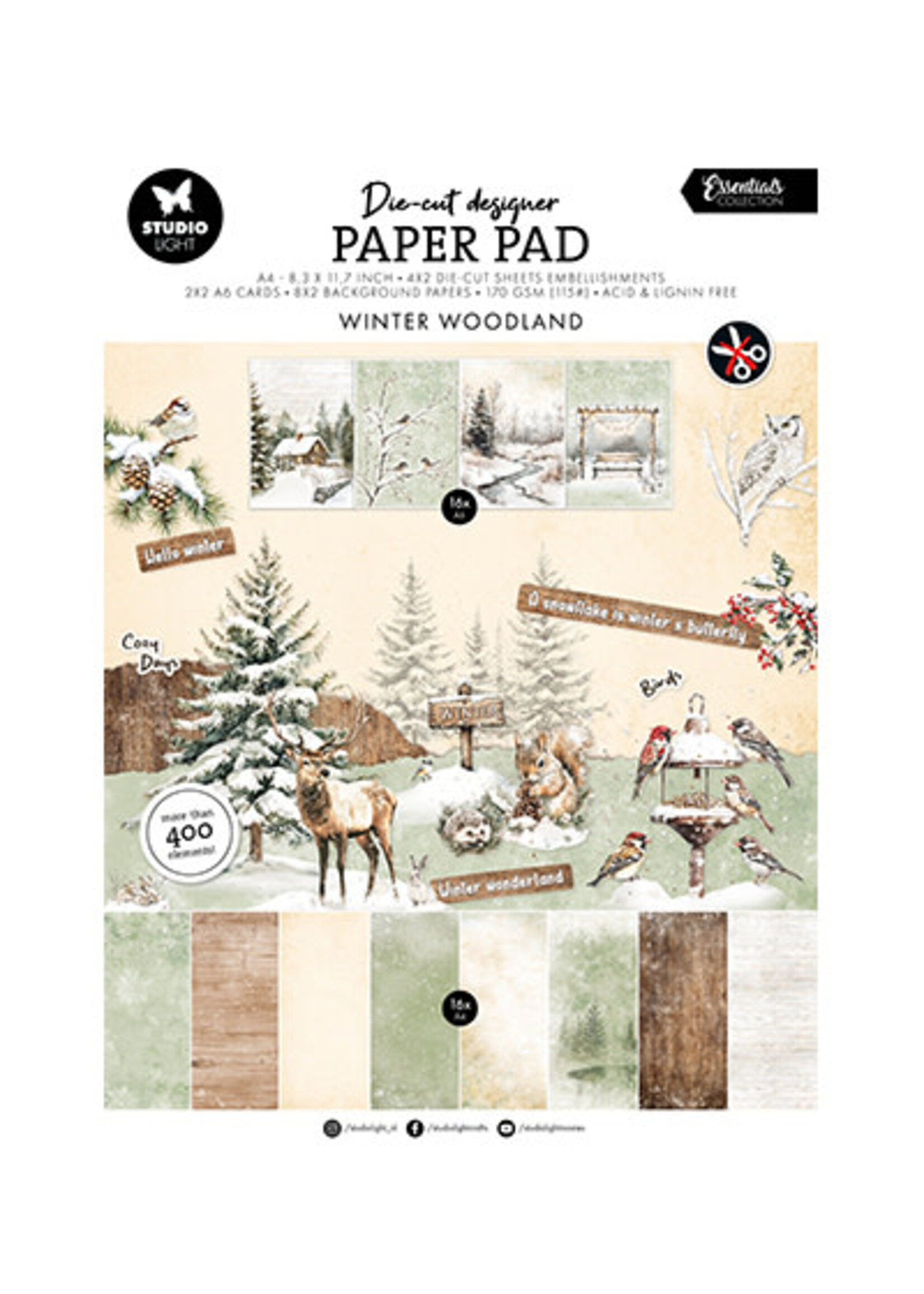 SL-ES-DCPP387 - Winter Woodland Essentials nr. 387