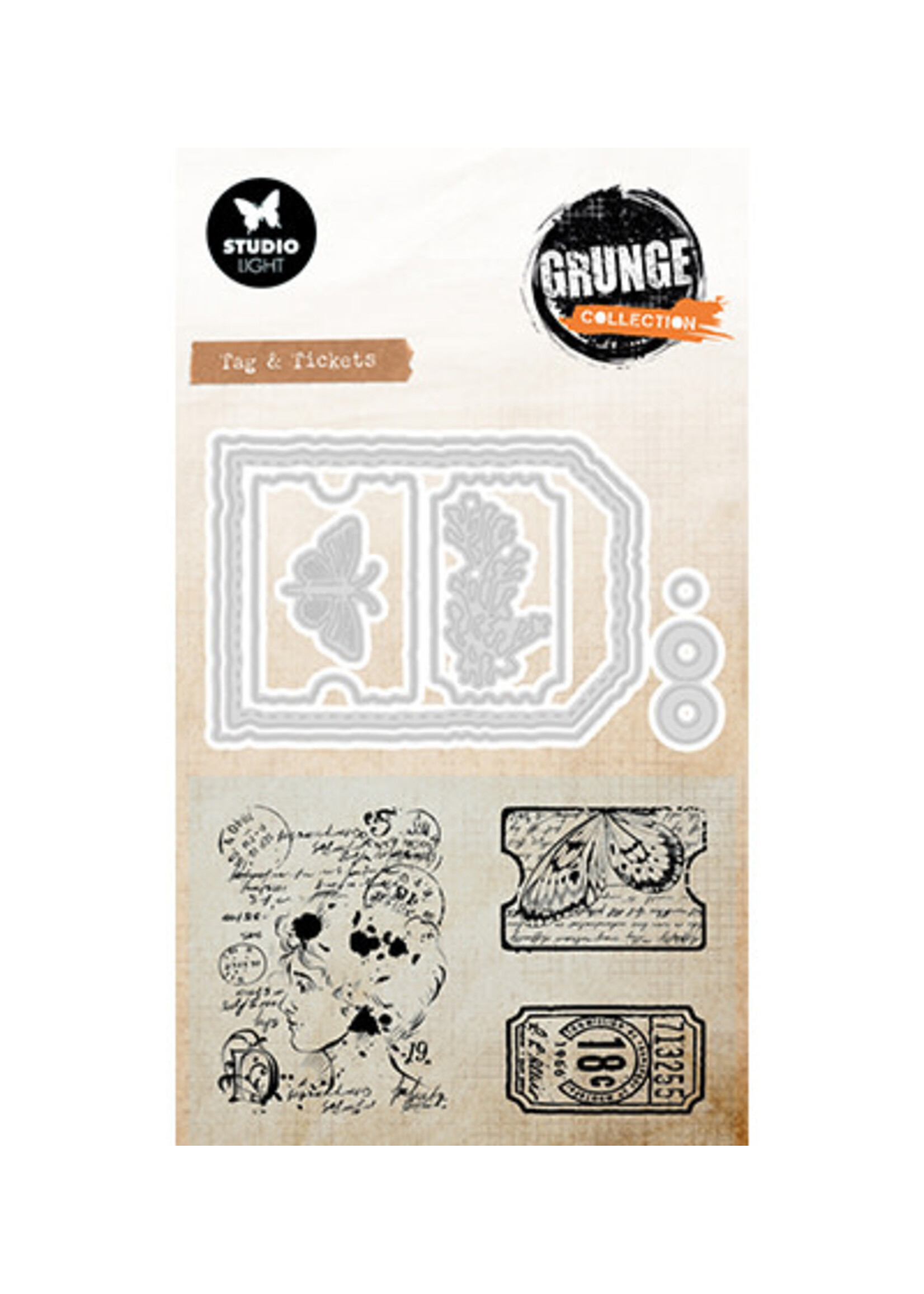 SL-GR-SCD99 - Tag & Tickets Grunge Collection nr. 99