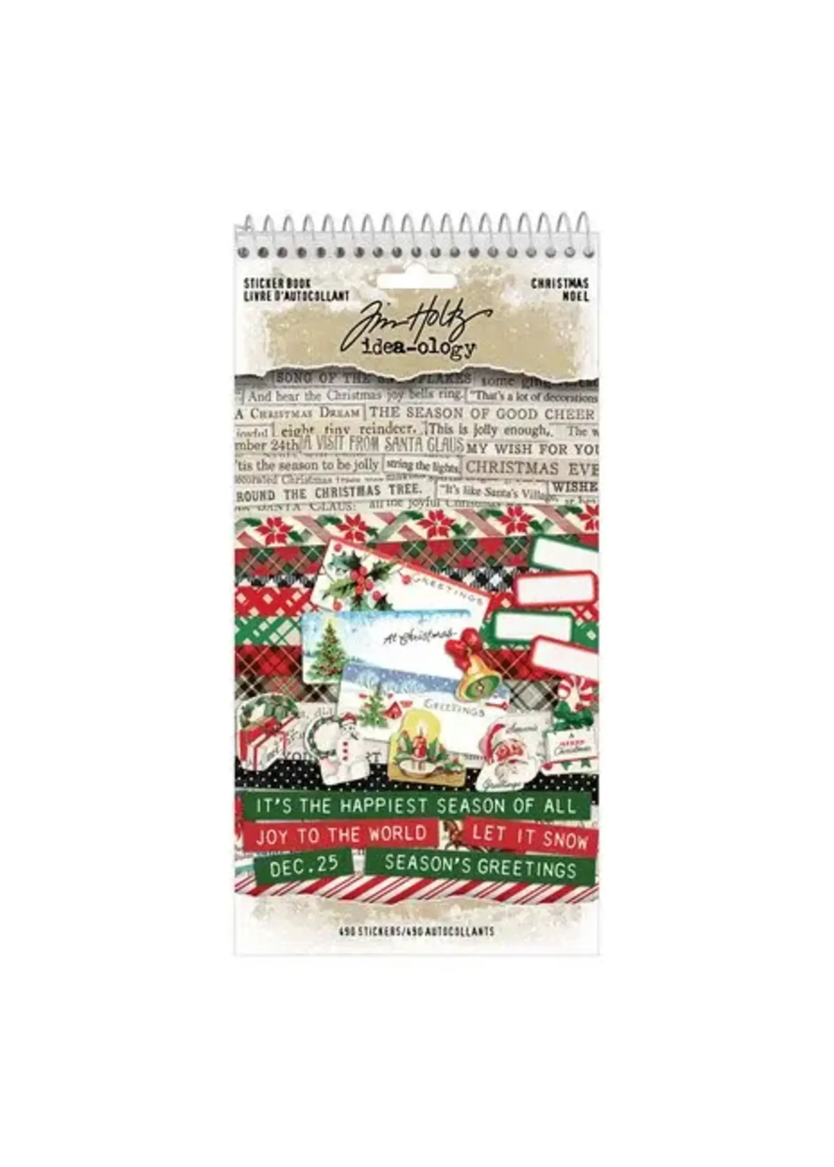 Tim Holtz Christmas Sticker Book (TH94451)