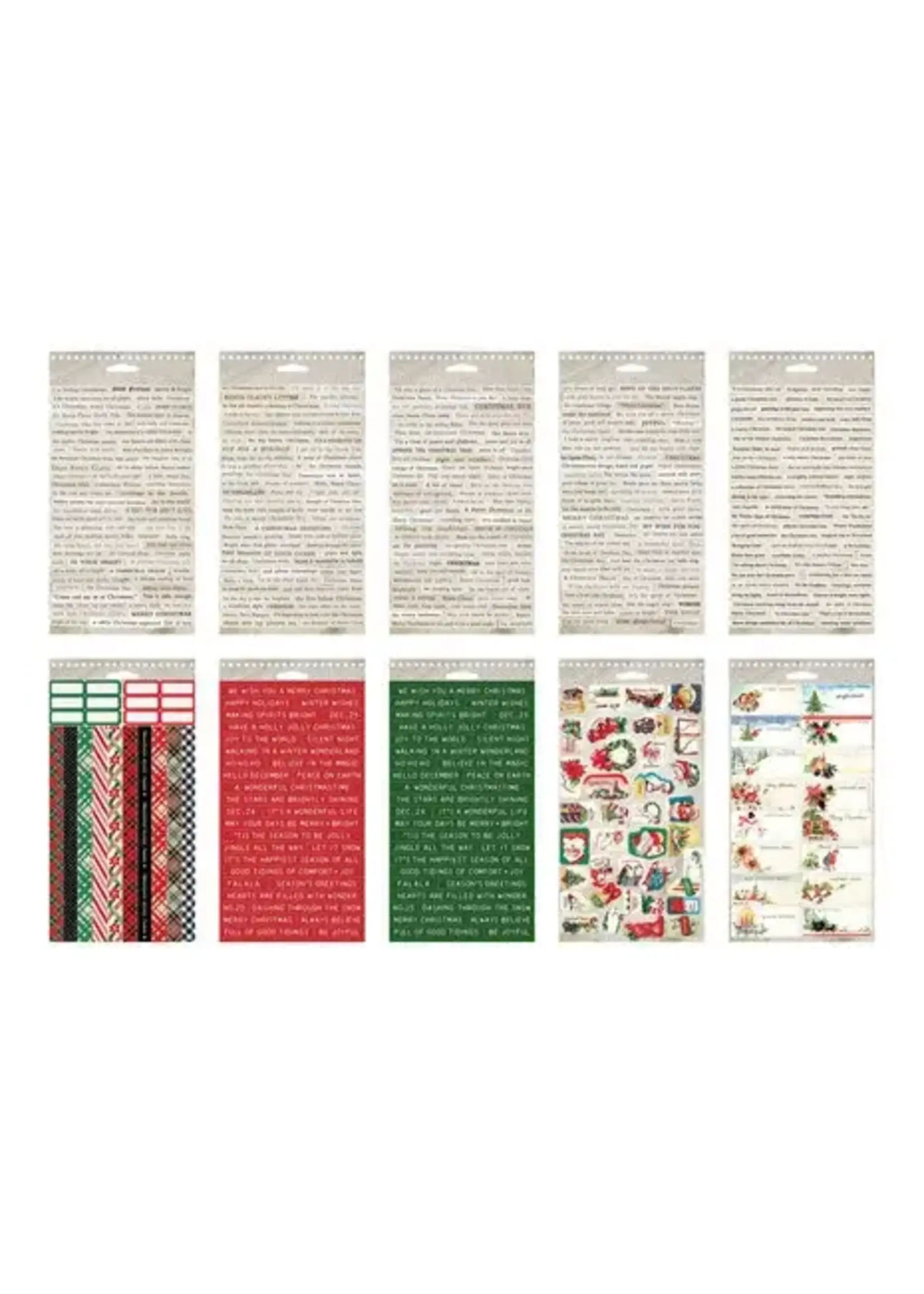 Tim Holtz Christmas Sticker Book (TH94451)