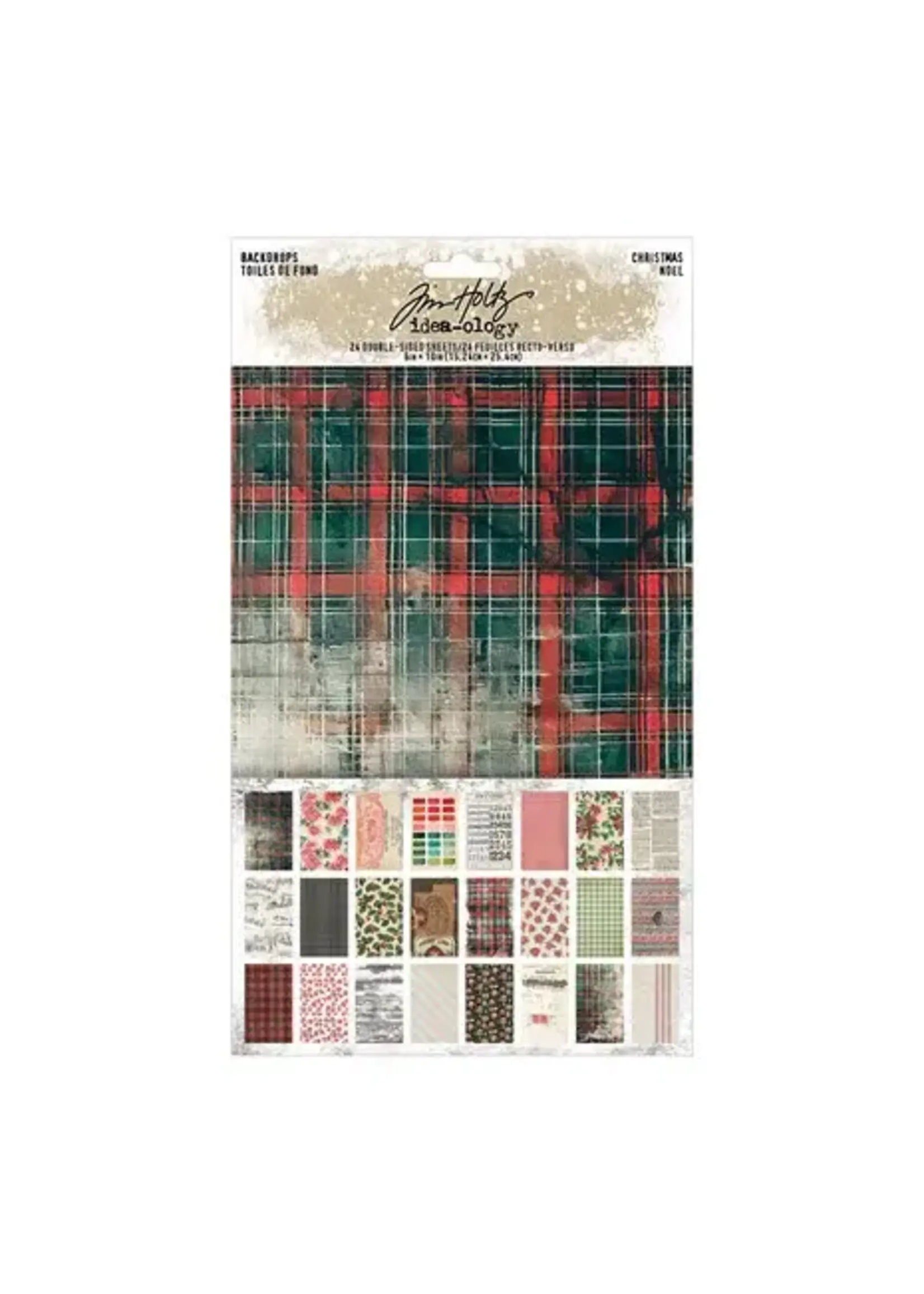 Tim Holtz Christmas Backdrops (TH94443)