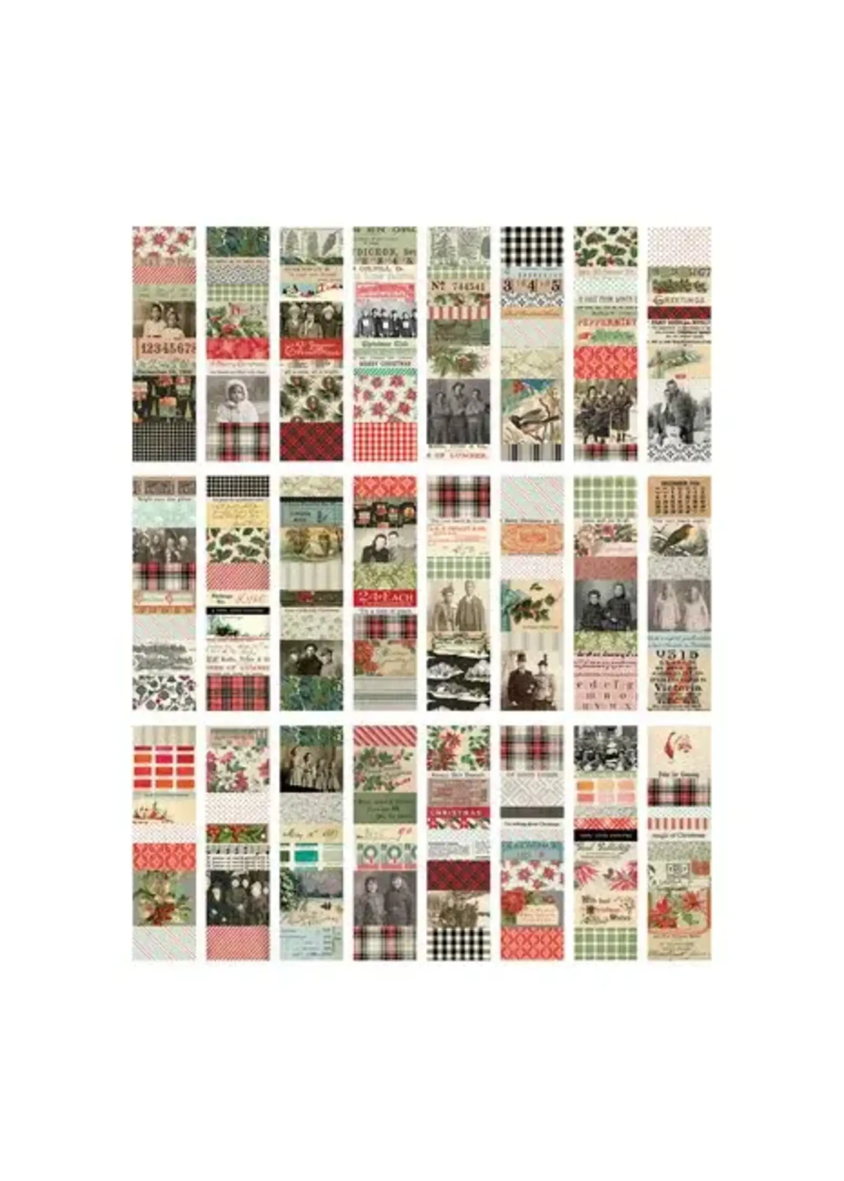 Tim Holtz Christmas Large Collage Strips (TH94410)